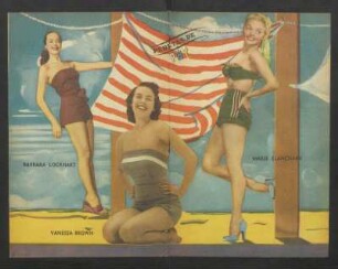 Barbara Lockhart, Vanessa Brown, Marie Blanchard - [Ilustración] : Pebetas de PBT