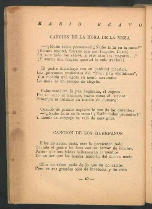 Canción de los huérfanos