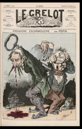 Première escarmouche, par Pépin