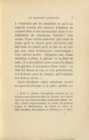 Les collections de monnaies anciennes, leur utilité scientif.