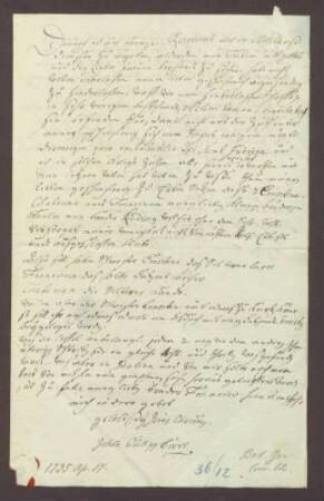 Testament des Fähndrichs Johann Philipp Evers