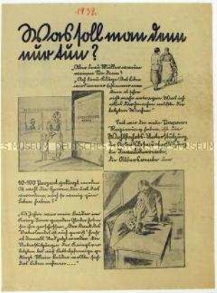 Aufruf der SPD zur Reichstagswahl am 6. November 1932
