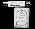 Johann Franz Xaver Sterkel: Trois / Sonates / pour le / Clavecin / Avec L'Accompagnement / d'un Violon & Violoncelle / Composes / par / I.F.X. Sterkel / Oeuvre II Francfort, W.N. Haueisen.