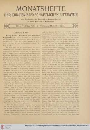 Elftes/Zwölftes Heft (November/Dezember 1905)