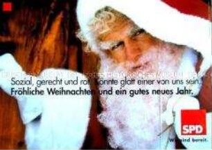 Wahlplakat der SPD zum Bundestagswahlkampf 1998