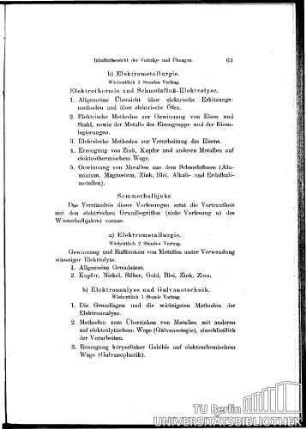 10. Elektrometallurgie und Elektrochemie