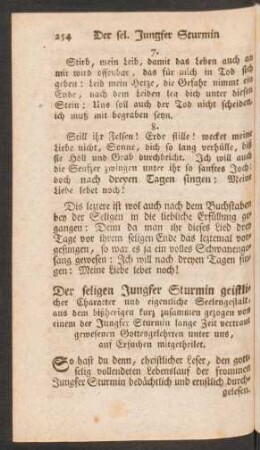 Der seligen Jungfer Sturmin geistlicher Character ...