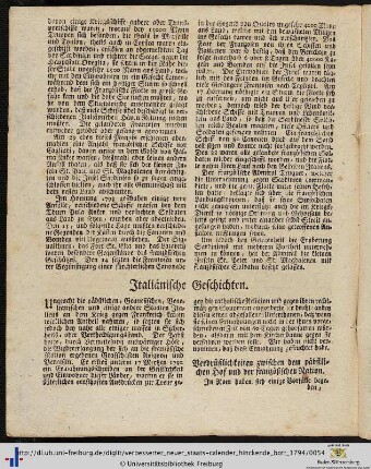 Italiänische Geschichten.
