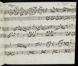 Allegro von Pleyel