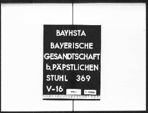 Einladungen des Kardinalkollegiums an das beim päpstlichen Stuhl beglaubigte Diplomatische Korps.