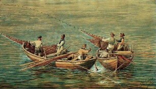 "Waadenfischer auf der Kieler Förde"