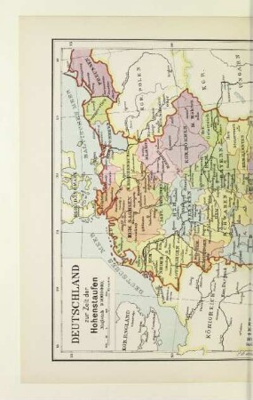 Deutschland zur Zeit der Hohenstaufen