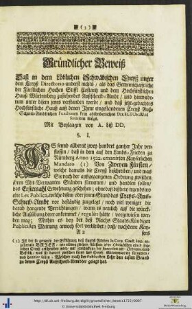 Gründlicher Beweis