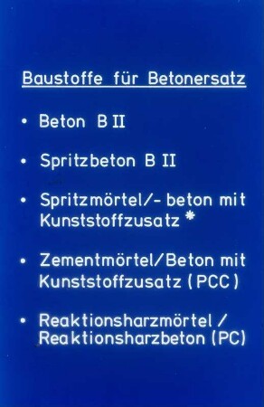 ZTV-SIB, Haftbrücken