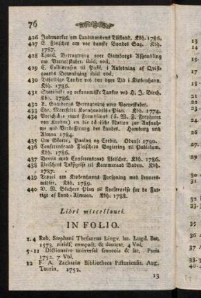 76-93, Libri miscellanei