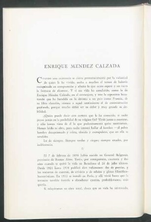 Enrique Méndez Calzada