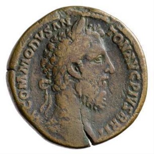 Münze, Sesterz, 184 n. Chr.