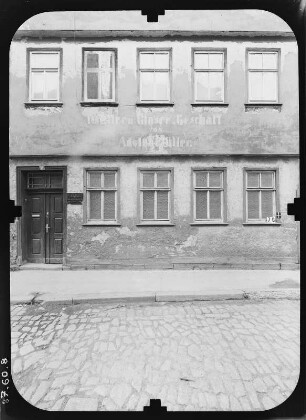 Schmalkalden, Gillergasse 11. Wohnhaus. Straßenfront (Teilansicht)
