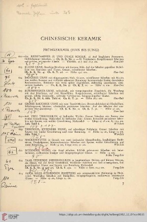 Chinesische Keramik (Nr. 1-1103)