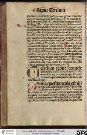 Tertium caput secunde decadis est de officio angelorum circa homines...