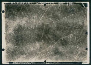 Foto des Geländes östlich von Messines südlich von Ypern (Luftbild)