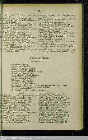 Calbitz mit Kötitz
