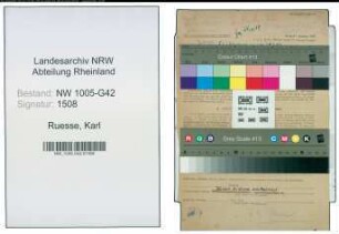 Entnazifizierung Karl Ruesse , geb. 13.07.1890 (Rottenmeister)