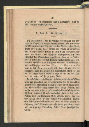 6. Von der Gebärmutter.