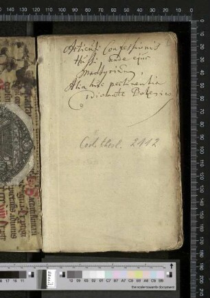 [Hussitische Sammelhandschrift] : Cod. theol. 2112