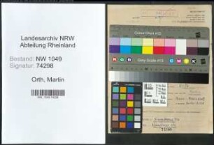 Entnazifizierung Martin Orth , geb. 13.05.1906 (Polizist)
