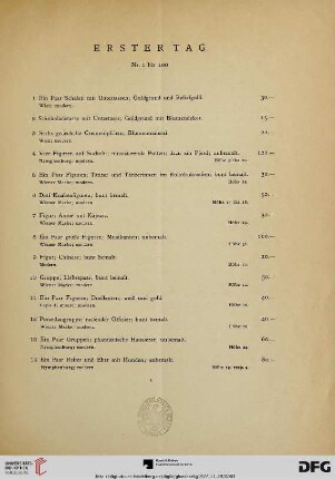 Erster Tag (Nr. 1-190)