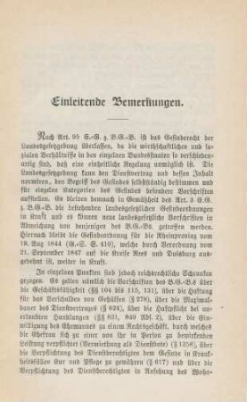 Einleitende Bemerkungen.