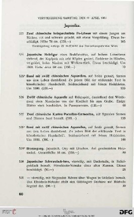 Japonika (Nr. 523-560)