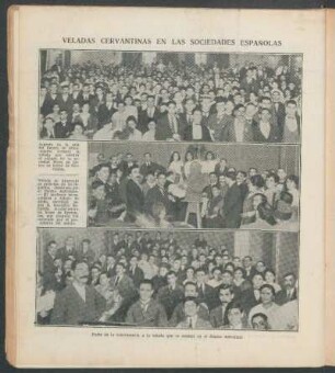 Veladas cervantinas en las sociedades españolas - [Ilustración]