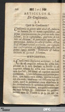Articulus II. De Conscientia.