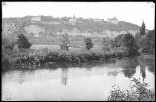 Dornburg. Blick auf die Goethe - Schlösser