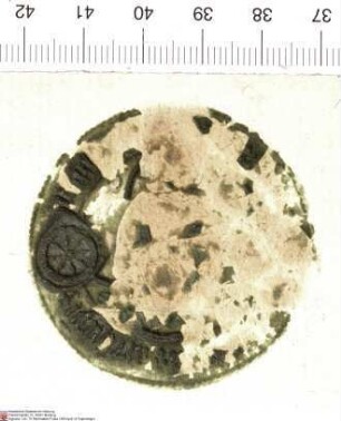 Dietrich [Schenk von Erbach], Erzbischof von Mainz, Erzkanzler des Heiligen Römischen Reichs in deutschen Landen, gibt Reinhard [von Weilnau], Abt...