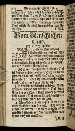 Vom Menschlichen Elend.