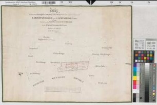 Ascheberg (Ascheberg), Teilung der Lohmannshegge oder Langenhegge, Brouillonkarte