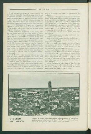 O mundo pittoresco : Panorama de Malines