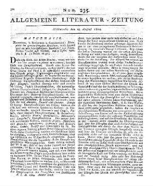 Kunze, C. S. H.: Schauplatz der gemeinnützigsten Maschinen. Bd. 3, Abt. 1. Nach J. Leupold und andern Schriftstellern bearbeitet. Hamburg: Bachmann & Gundermann 1802