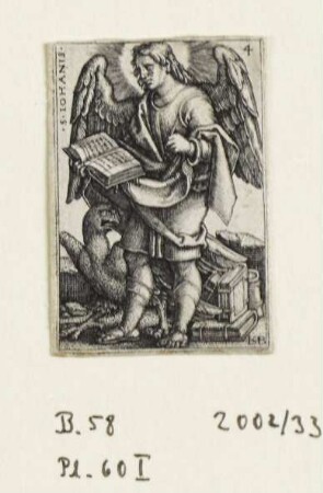 S. Iohanis, Blatt 4 der Folge "Vier Evangelisten"
