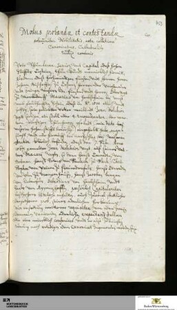 Abschrift einer Bestätigung des Konstanzer Domkapitels