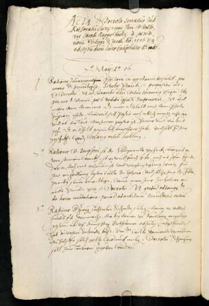 Acta et decreta Senatus 1556