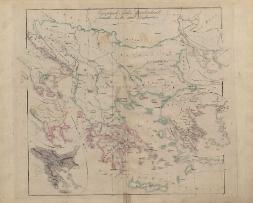 Europäische Türkei, Griechenland, Ionische Inseln und Dalmatien