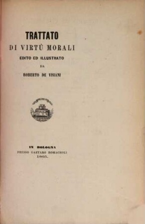 Trattato di virtù morali