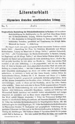 Nr. 7. Juli 1856