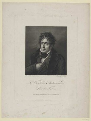 Bildnis des François-René de Chateaubriand