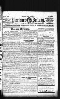 Viersener Zeitung : aelteste Zeitung des Dreistädtegebietes, verbunden mit der "Wacht" in Dülken und Süchteln