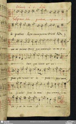 47 Orlando di Lasso: Agimus tibi gratias rex omnipotens Deus